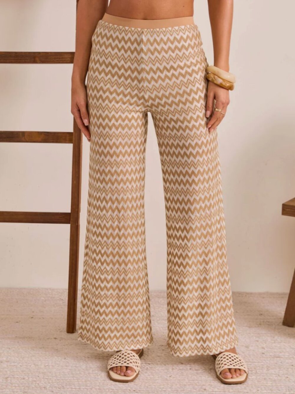Drifted Moment Chevron Print Cover Up Set| Vici